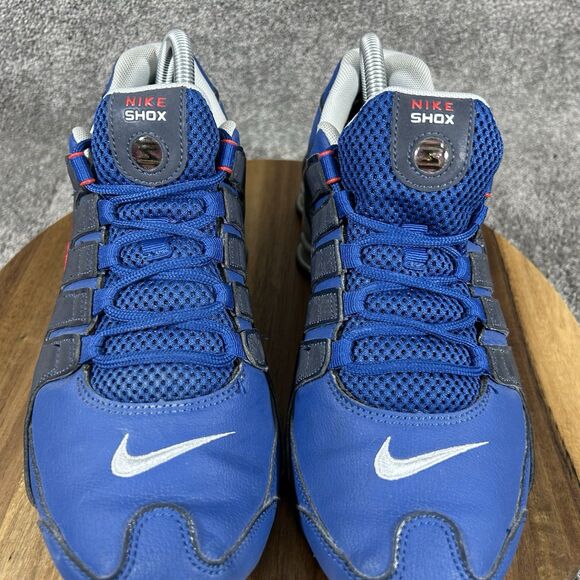 Nike Shox NZ 501524-401 Men’s Size 8 Varsity Royal Blue Obsidian Athletic Shoes